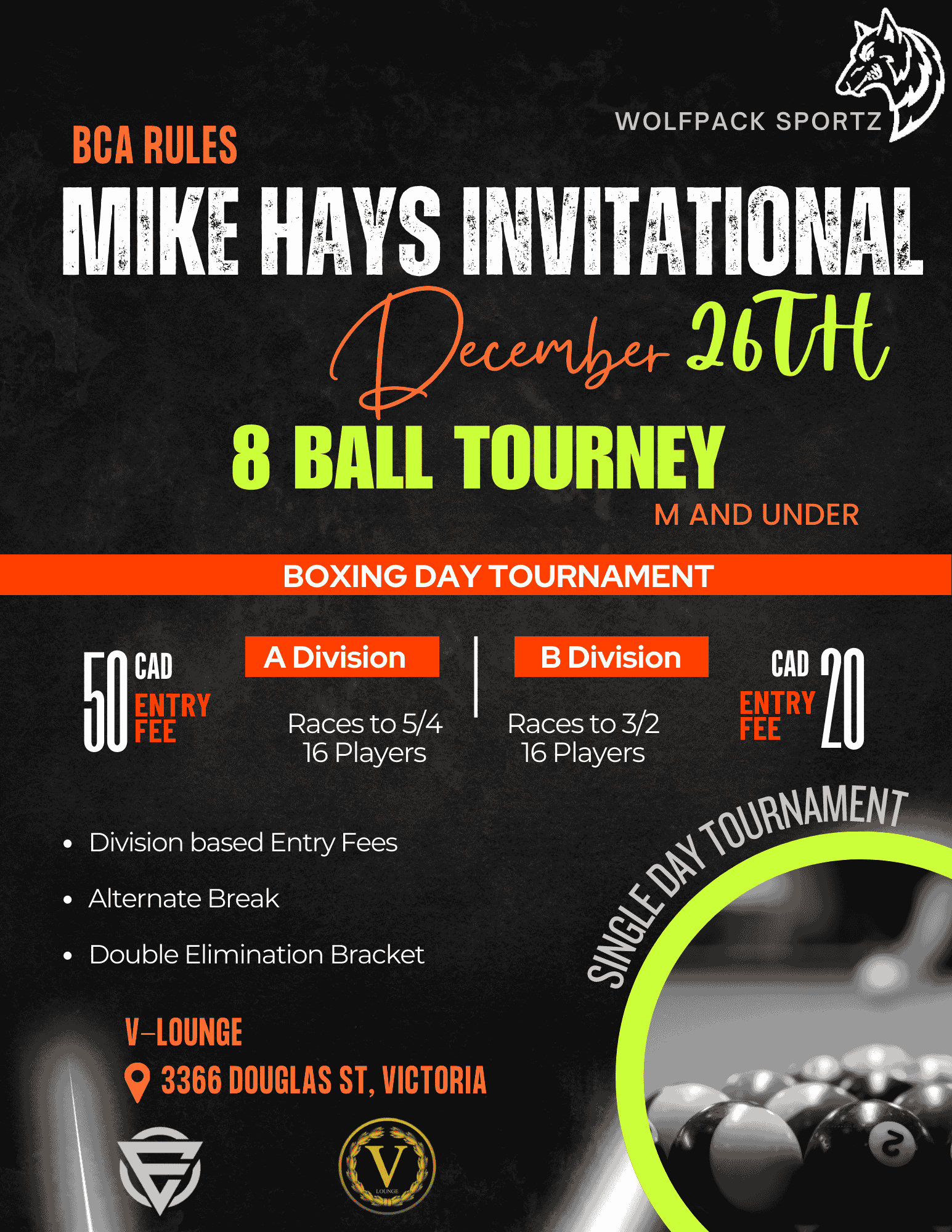 Annual Boxing Day Tournament - A Division Flyer