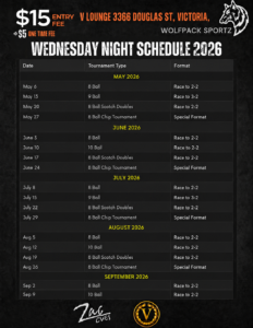 wednesday night tournament 9th sep
